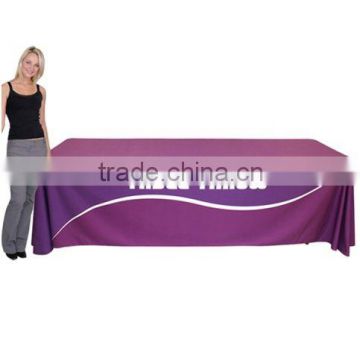 sublimation printed customized polyester table cloth
