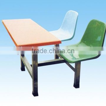 Plastic seat Fast food Table and Chairs DJ-K308