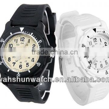 fashion sport women's stainless steel back water resistant watch