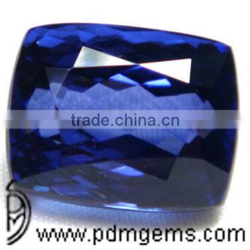 Tanzanite Cushion Cut Faceted For Silver Pendant From Manufacturer