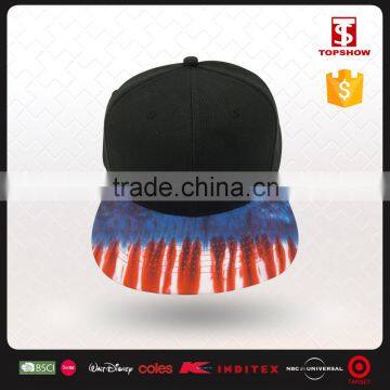 Cool design hip hop acrylic snapback flat brim fashion cap