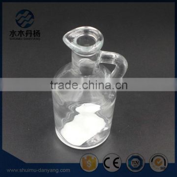 Hot selling 100ml clear glass bottle with handle wine bottle