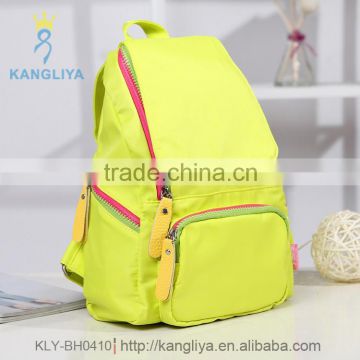 Very lovely bright color waterproof backpack little young girls shoulder bag camping bag