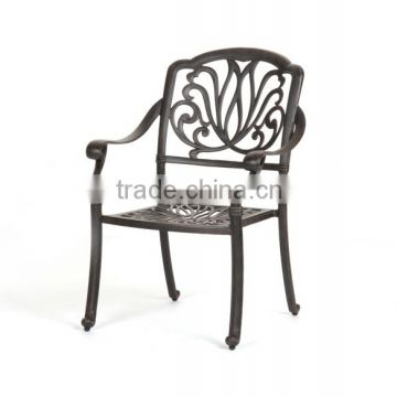 Cast aluminum Patio dining chair