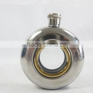 best sale ! ! ! ! round pot hip flask in different sizes