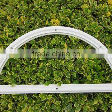 frame for glass in halfmoon shape with PPor ABS material