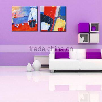 Best Seller Wall Decor Oil Painting Artist Prints 2 Piece Abstract Wall Art for Office