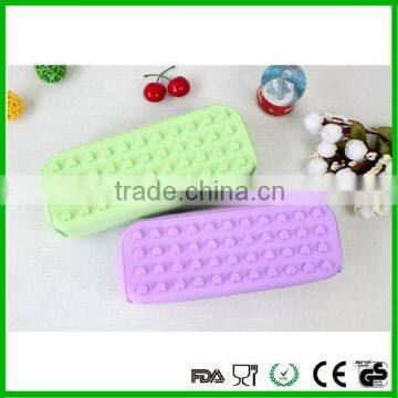 School stationery silicone pencil case custom glasses case