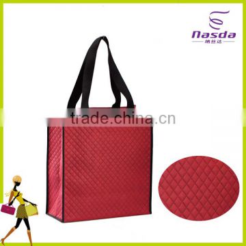 non woven bag with zipper clothing packing bag
