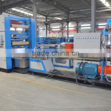 Colorful PP/PE split film rope extruder Machine for rope and packing twine