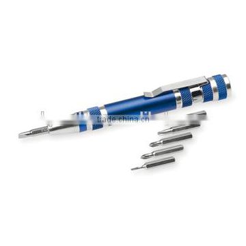 Pen shape 6 accessories aluminon multitool