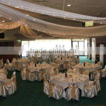 wedding chair cover & organza sash, wedding decorations