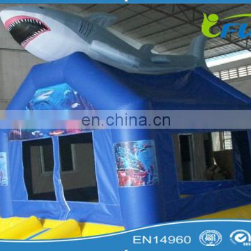 shark attack inflatable bouncer /inflatable shark attack bouncer /pvc inflatable shark attack bouncer