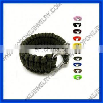 YUAN fashion 550 cord survival bracelet supplier