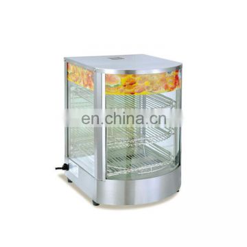 Commercial electric Glass Food Warmer Display Showcase / Hot Food Showcase