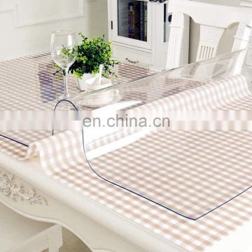 Rectangular Cheap Heavy Cloth PVC Tablecloth in Roll Table