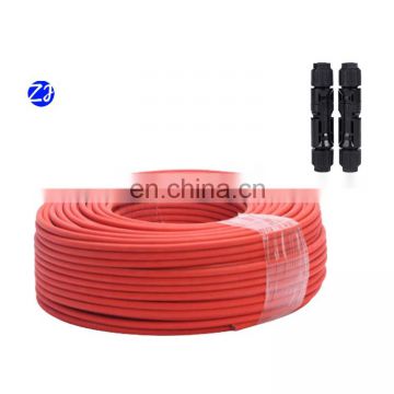 Copper core PV1-F photovoltaic TUV solar cable 2x2.5  2x2.5mm2  2x6 mm2 2x4 mm2 solar cable