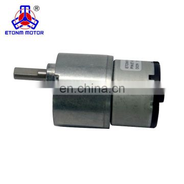 Etonm high quality high torque 12V 6v 3v 9v 4RPM 8.7KG.CM DC micro brush gear motor for Tissue Dispenser