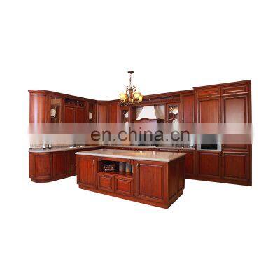 CBMMART Professional 3D and CAD design America cherry oak wood kitchen cabinet