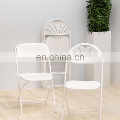 cheap price outdoor plastic camp dinning chairs event waiting wedding camping restaurant folding chair