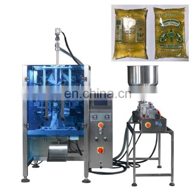 Vertical Form Fill Seal Pouch Palm Oil Cooking Olive Oil Mustard Oil Packing Machine
