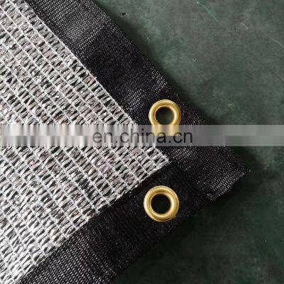 Applicable  shade mesh 50%-80% 90-130gsm reflection aluminum foil shade cloth for trap mesh