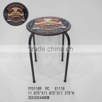 metal bar stools for home decoration,antique metal stools