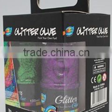 4ct Glitter Glue A0131,non toxic conforms to EN71