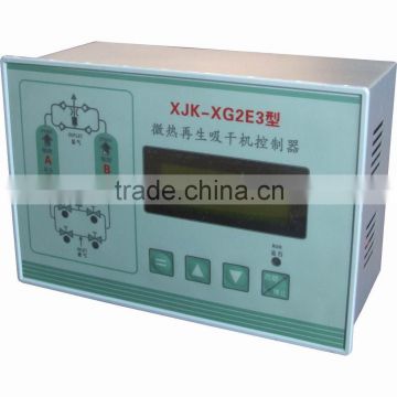 Heated blower purge desiccant dryer controller