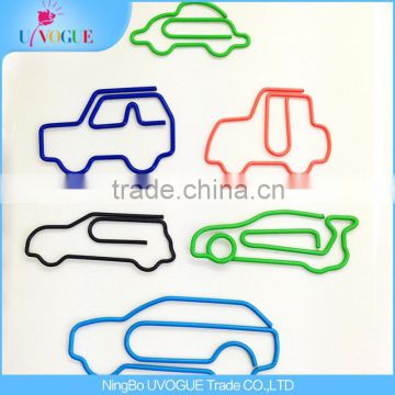 Eco-Friendly Factory Produced Unique Fancy Car Shape Paper Clips In Tin Box