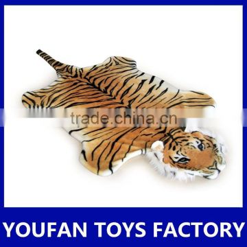 lifelike soft plush tiger fur carpet