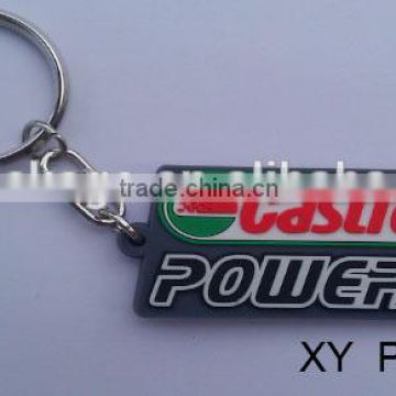 Promotion cheap Silicon Keychain / Rubber Key ring / Soft PVC Keychain