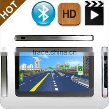 gps car navigation with bluetooth FM and av-in put/gps