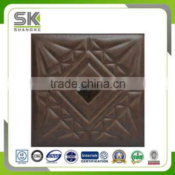 Graceful Embossing PU Leather 3D Wall Decorative Panels
