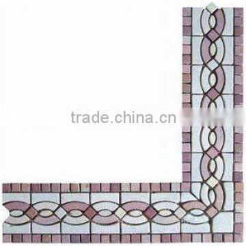 square wall marble stone borders -- mosaic border