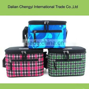 Wholesale tactical customize print 600D insulted cooler bag with long belt