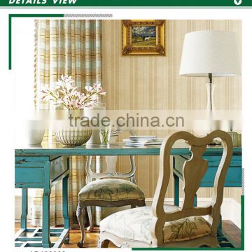 stock printing non woven wallpaper, brown simple wide stripe wall decor for basement , deco wall covering ideas