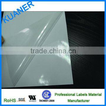 60um transparent waterproof vinyl sticker paper