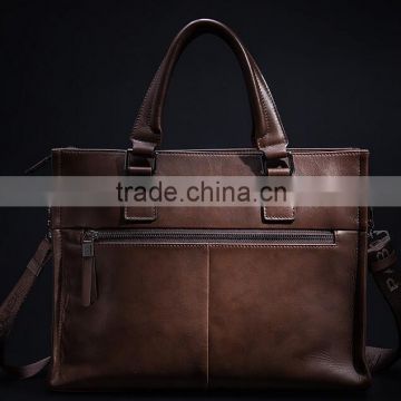 2015 Popular New Leather Handbag Shoulder Messenger Bag Business Man Bag