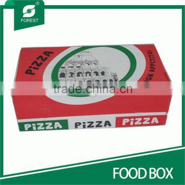 RECTANGLE COLORFUL PIZZA DELIVERY BOX CHEAP FOOD PACKING BOX