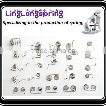 factory produced battery contact spring