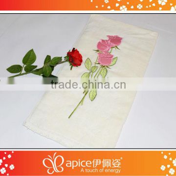 cotton embroidery terry cooling bath towel