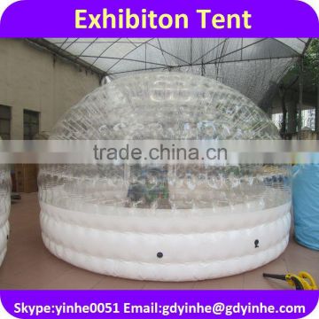 2016 best sale outdoor transparent inflatable exhibition tent