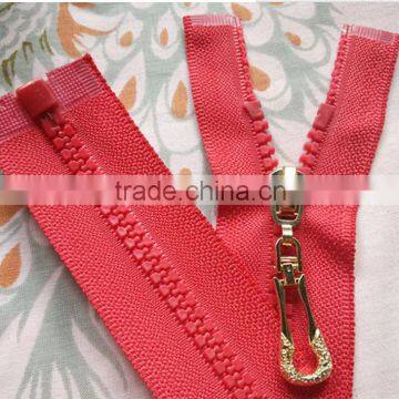 Custom Open End Plastic Zipper