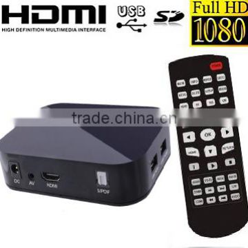 1080P Media Player Full HD Box HDMI AV Output 3D Media Player