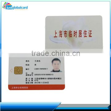 Full Color Printing Plastic Smart Contact photo id Card