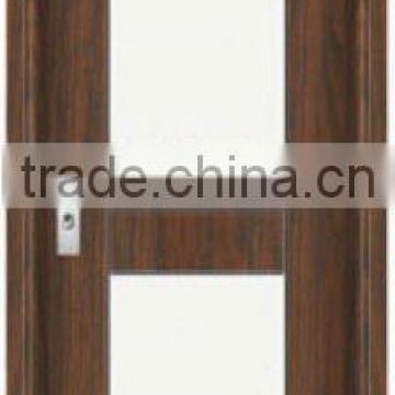 Wooden door with glass MHG-6053