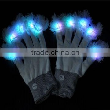 LED lighting flash winter warm gloves used to do novelty creative gifts processing custom