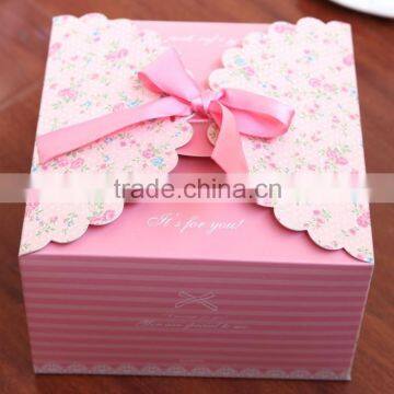 delicate foldable cake pastry boxes food packing boxes
