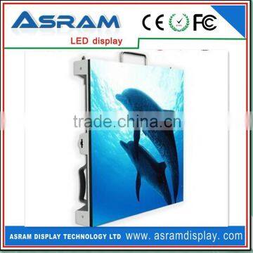 ASRAM hd tv effect smd p10 indoor P4 SMD indoor fullcolor 576*576 die-casting aluminum led display in alibaba